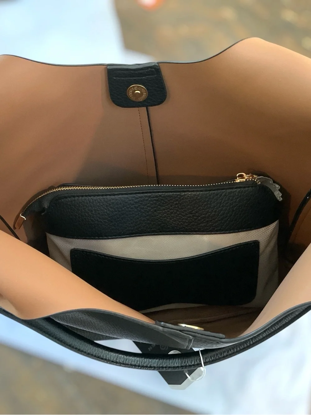 Hobo Bag With Large Matching Pouch